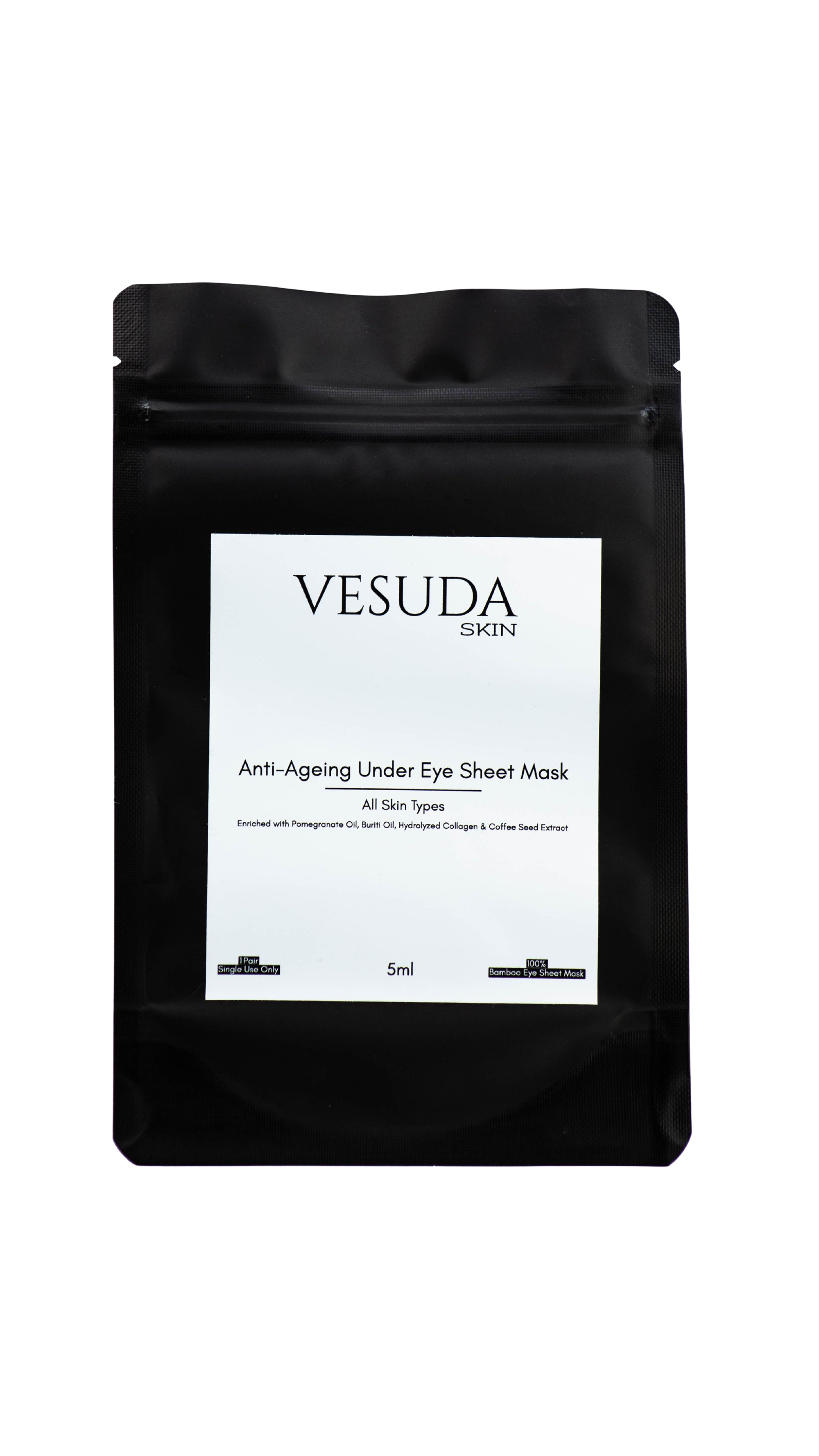 Vesuda Skin Anti-Ageing Under Eye Sheet Mask 5ml