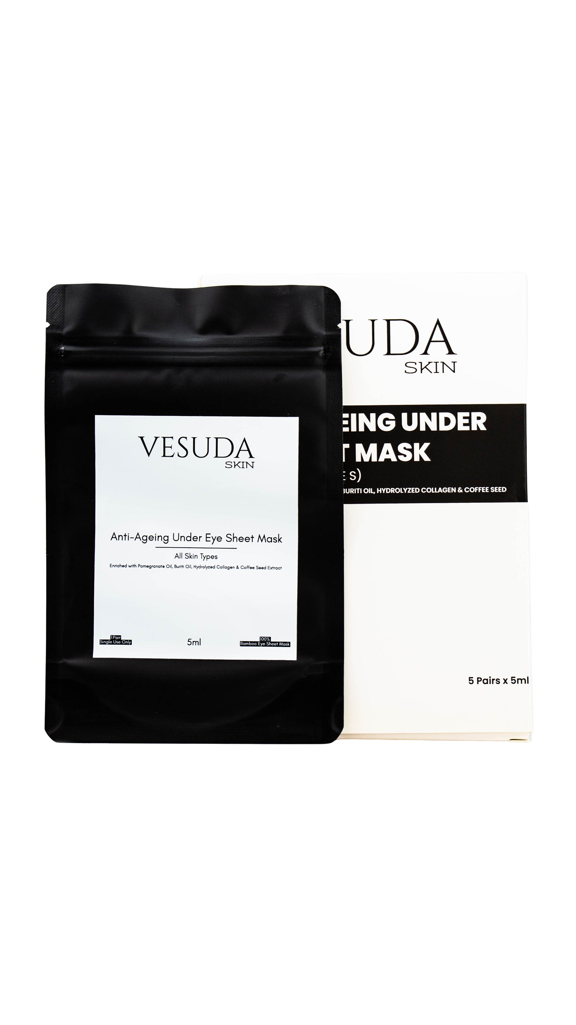Vesuda Skin Anti-Ageing Under Eye Sheet Mask 5ml