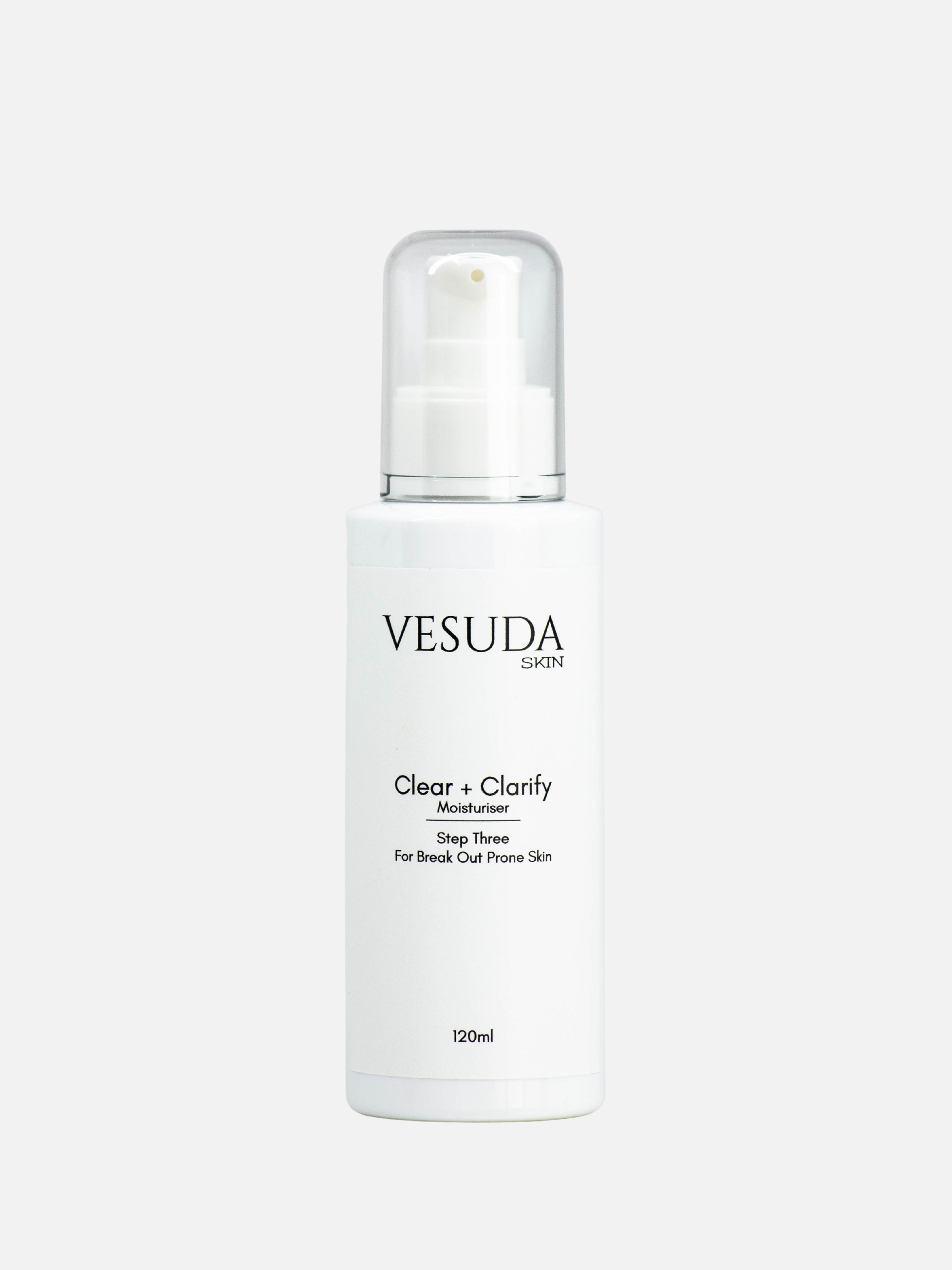 Vesuda Skin Clear + Clarify Moisturiser 120ml