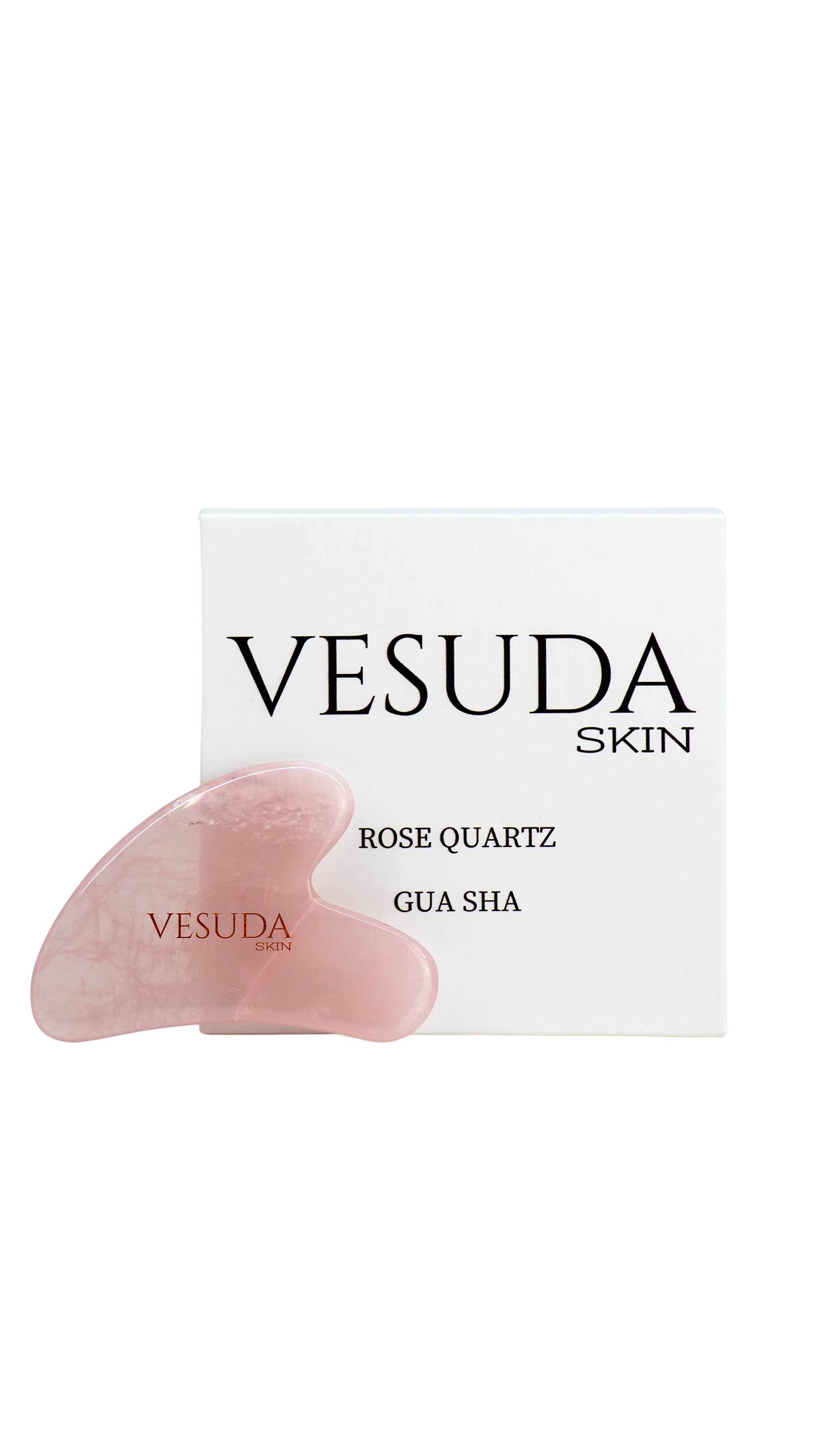 Vesuda Skin Rose Quartz Gua Sha