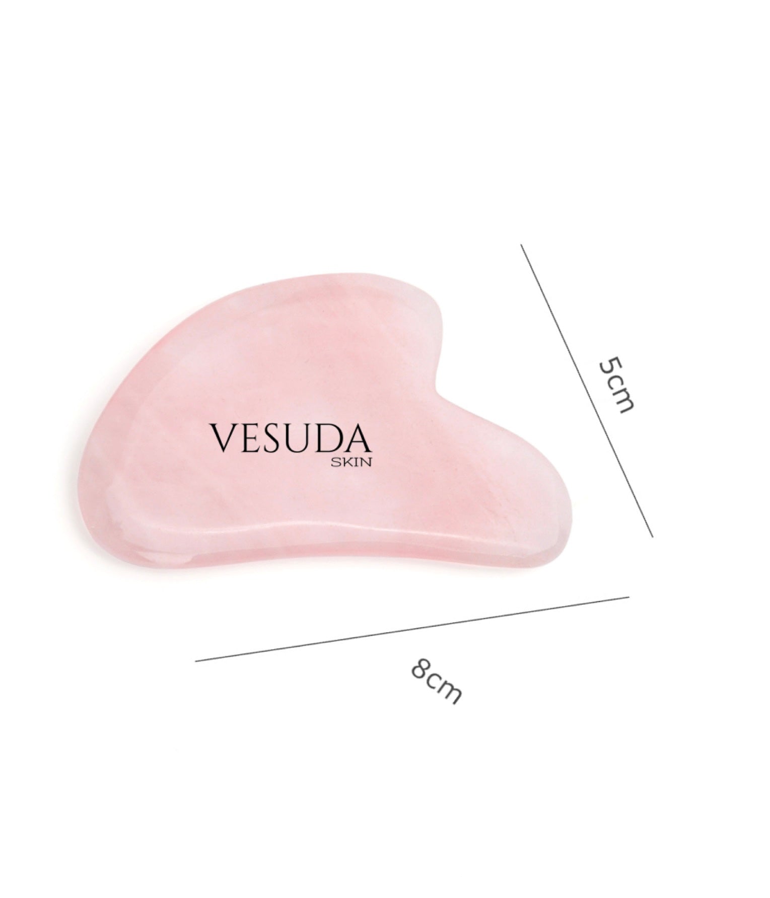 Vesuda Skin Rose Quartz Gua Sha